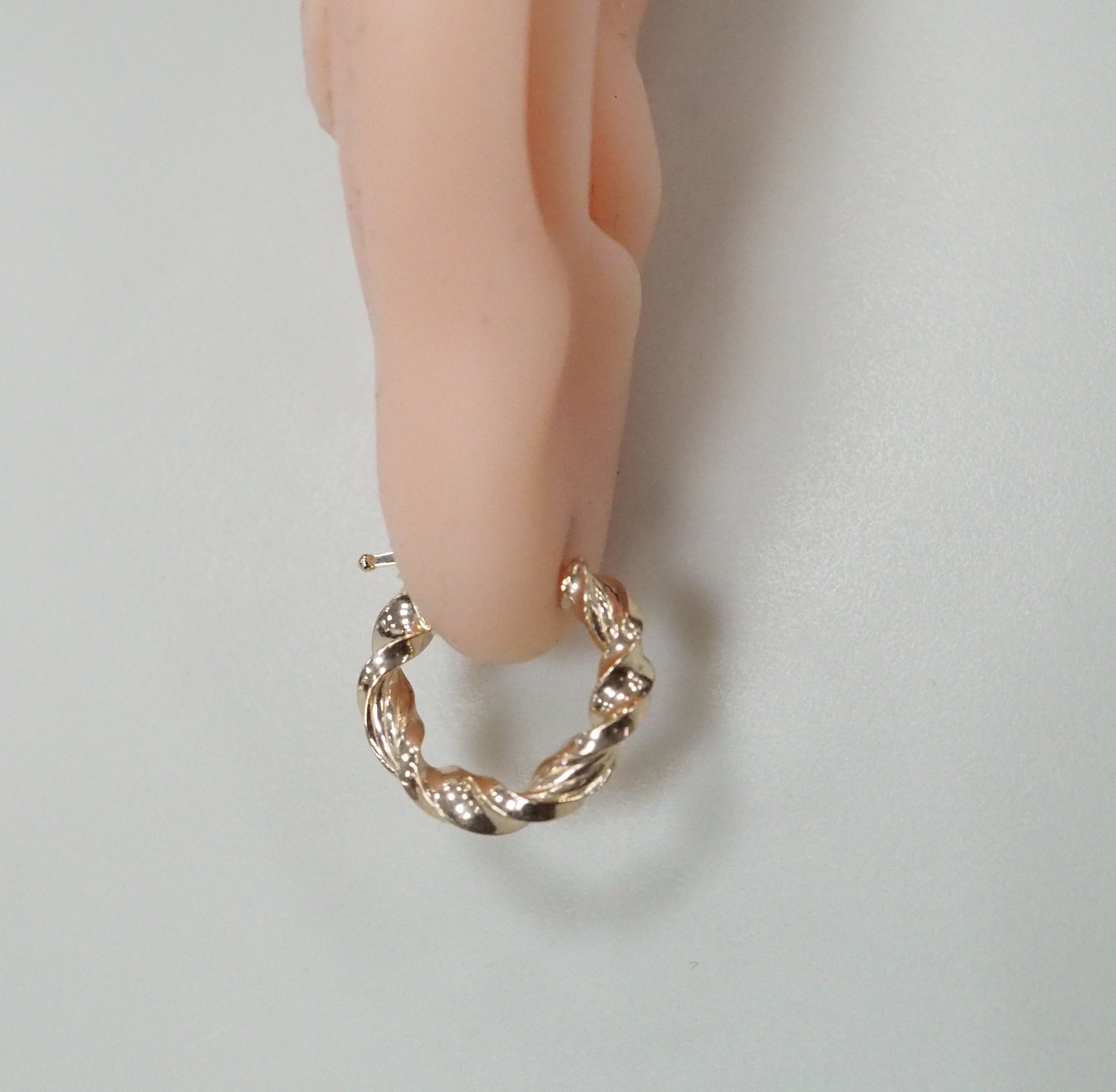 Серьги-конго из золота